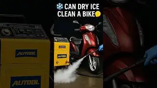 Dry Ice Blasting on 2 Wheeler | No Damage | No Water | Full Demo by Saras Auto Electricals