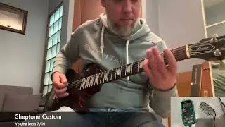 Pickup shootout: Gibson 498T T-Top Motorcity Afwayu Sheptone Custom Wolfetone Marshallhead +Fake Gib