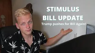 Stimulus update: Trump Flip Flops and Pushes for 1.8 Trillion Dollar Bill!