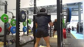 Living legend Safety Squat Bar 20 rep with 100Kg Southampton gym