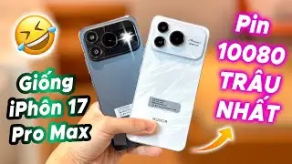 Đ&aacute;nh gi&aacute; Smartphone PIN Silicon KHỦNG NHẤT THẾ GIỚI - Honor Power 2, thiết kế như 17PRM, nhiều anten