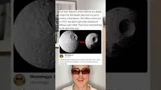 Saturn&rsquo;s moon Mimas is a dead ringer for the Death Star, but it&rsquo;s just a cosmos coincidence