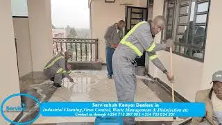 Post-Construction cleaning services.