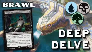 I only pay 💀 for my Commander - Tasigur, the Golden Fang - Brawl MTG Arena Gameplay