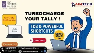 Turbocharge your TallyPrime with TDS and Shortcuts