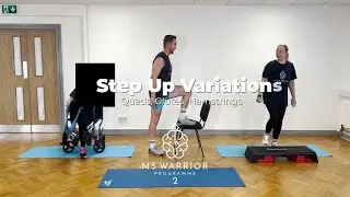 Exercises for MS - Dom Thorpe&rsquo;s MS Warrior Programme 2 - Step Up Variations taster video
