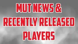 MUT 16 News and Recently Released Players reviews