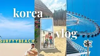 Your FaceTime Call From a Korean Beach 🌊 (Last Summer Days in Sokcho)
