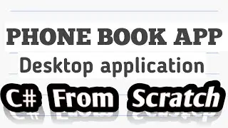 Phone Book application C# | Kashifjavid