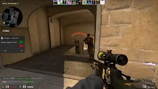 Два No scope подряд ,Мастер Awp на Мираже (CS:GO Gold nova)