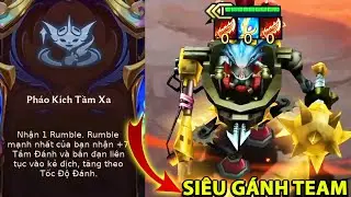 TFT SEASON 16: EXTREMELY STRONG TEAM CARRY CORE, LONG-RANGE ARTILLERY RUMBLE SHOT ROCKETS TO DEST...