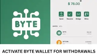 Как активировать кошелек Byte и подключить аккаунт блокчейна Byte. Скоро мы объединим Byte с USDT.