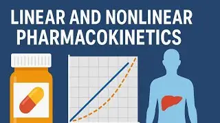 Linear and non linear pharmacokinetics model #pharmaceuticals #pharmacy