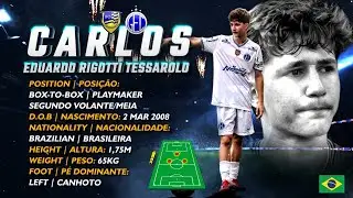 CARLOS EDUARDO ⚽ Box-to-Box | Playmaker - Segundo Volante | Meia ⚽ Highlights 2025
