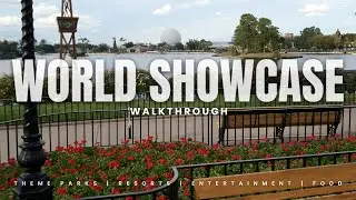Epcot World Showcase complete walkthrough tour 4k Stabilized and enhanced Summer 2024