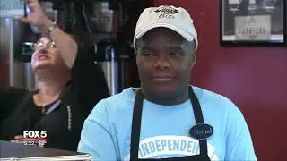 Coffee shop employs people with special needs