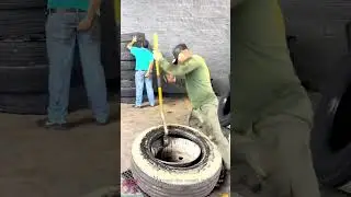 Fast tire removal tool #tools #shorts #viral #creative