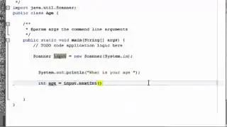 java: calculating age - lesson 8