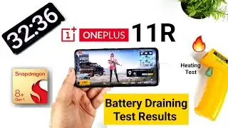Oneplus 11r Battery Draining Test Results | Heating Test | Fps drop Test #oneplus11r