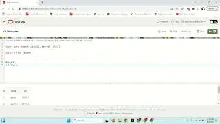 example implicit cursor