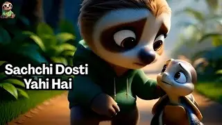 Slothy Ne Sikhaya Sharing Aur Caring | Fun Moral Story for Kids & Parents