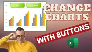 How to Change Charts with Buttons | Excel Macros Examples