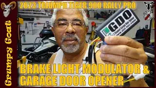 Vizi-tec Supabrake 3 + Garage Door Opener Combo Installed | 2023 Triumph Tiger 900 Rally Pro