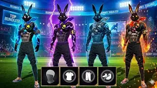 FF + FF MAX  BUNNY BUNDLE GLITCH FILE ‼️ MOD SKIN V72