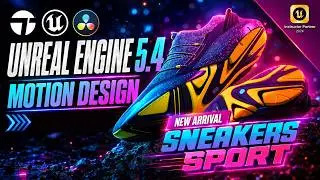 Unreal Engine 5.4 Motion Design ~ Product Reveal
