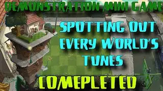 PvZ2 Modern Day Demonstration Mini Game Spotting Out every World's Tunes (Completed)