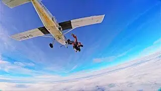 4000 METER DROP - My first Skydive - Pushing my Limits - GoPro HERO4
