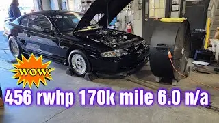 Ls swapped mustang dyno pull