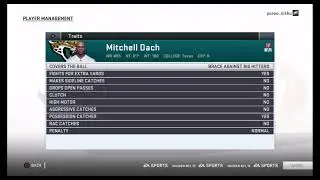 Madden 19 Fictional Player Creation: Mitchell Dach (rookie)