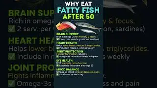 Why Eat Fatty Fish After 50 #Fattyfish #After50 #Health