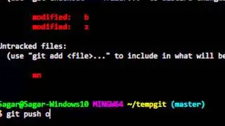 Your branch is ahead of 'origin master' in git