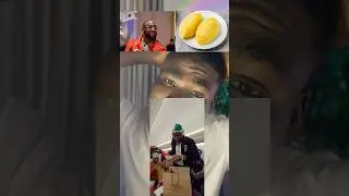 Davido sharing Eba in private jet 🤣 #seo