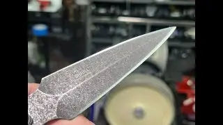 How to DIY Stone Wash Finishing a Knife