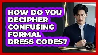 How Do You Decipher Confusing Formal Dress Codes? - The Sharp Dressed Gent