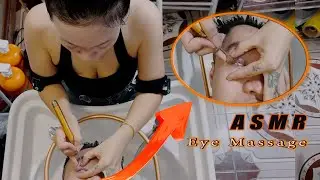 ASMR Eye Massage & Head Spa &ndash; Deep Relaxation 🎧  [Massage ASMR Mr. Shine]