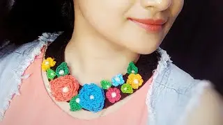CROCHET COLLAR NECKLACE TUTORIAL | FREE WRITTEN PATTERN