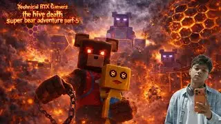 💀Super bear adventure part-5☠️ Technical rtx gamerz #trending #minecraft #trending the hive death 