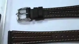 Ladies Timex Watchband 14mm Long Antique Croco Grain TX16714LBN New See Video!