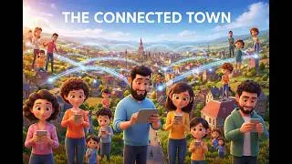 The Connected Town 🌐 | How Technology Connects Us | Kids Educational Cartoon