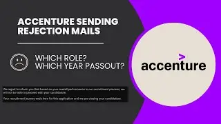 Accenture sending Rejection Mails | Update on status after the interview | Latest Update