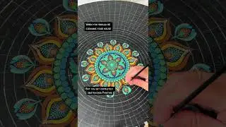 Do what you love - Mandala Painting edition #mandalapainting #mandala #mandalaart #art #findjoy