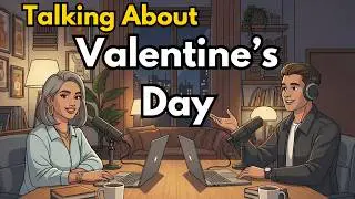 Talking about Valentine's Day in English | English Conversation Practice