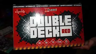 Double Deck Red von XPLODE/M&auml;c Geiz | 33&euro; Feuerwerk Batterie | Pyroland Testschie&szlig;en 2025
