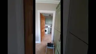 Spray painting kitchen cabinets, Ennis #ennis #martinpaintingdecorating #clare #home