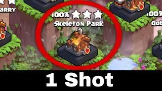 Skeleton Park One Shot In Clan Capital | Best Clan Capital Attack Strategy