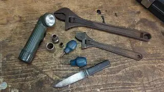 Vintage Milbro Knife, Bacho spanners etc